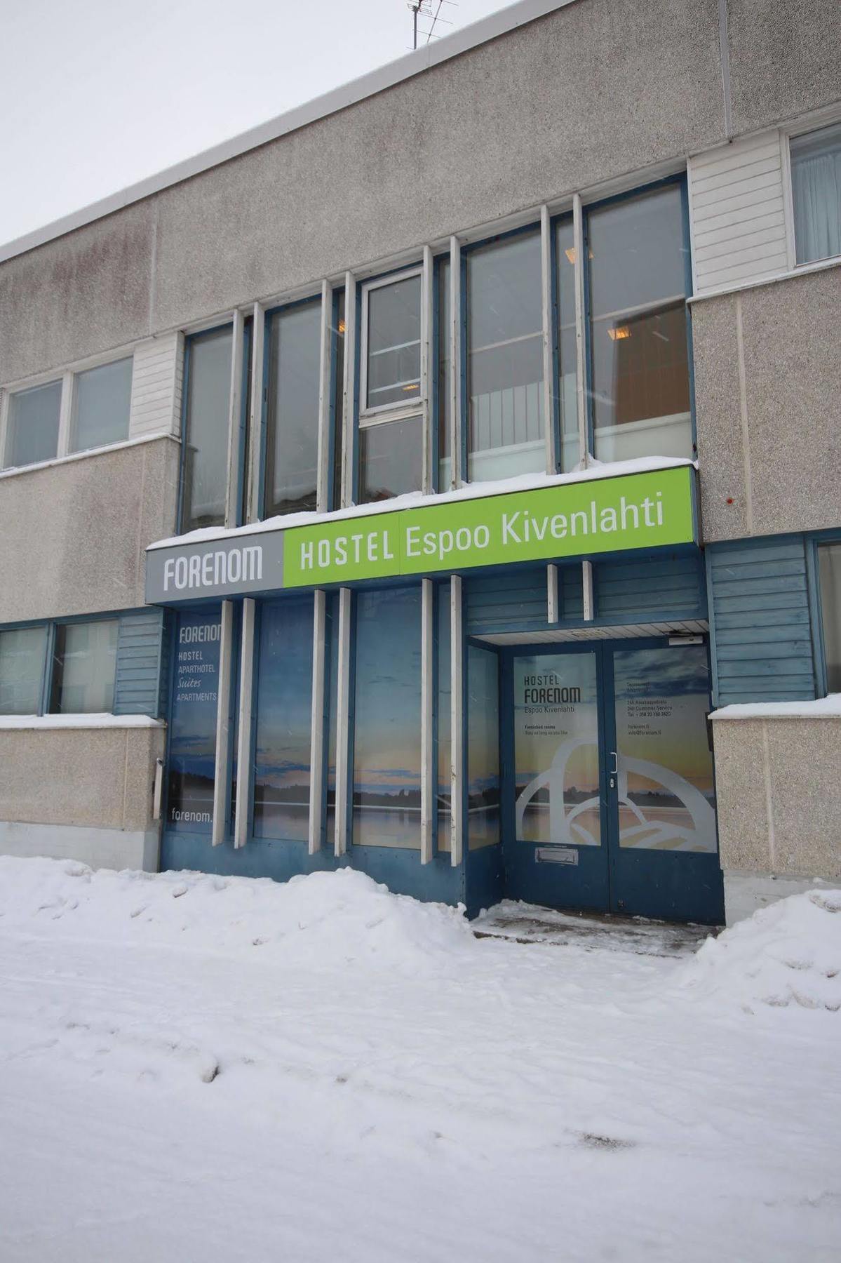 Forenom Hostel Espoo Kivenlahti Buitenkant foto